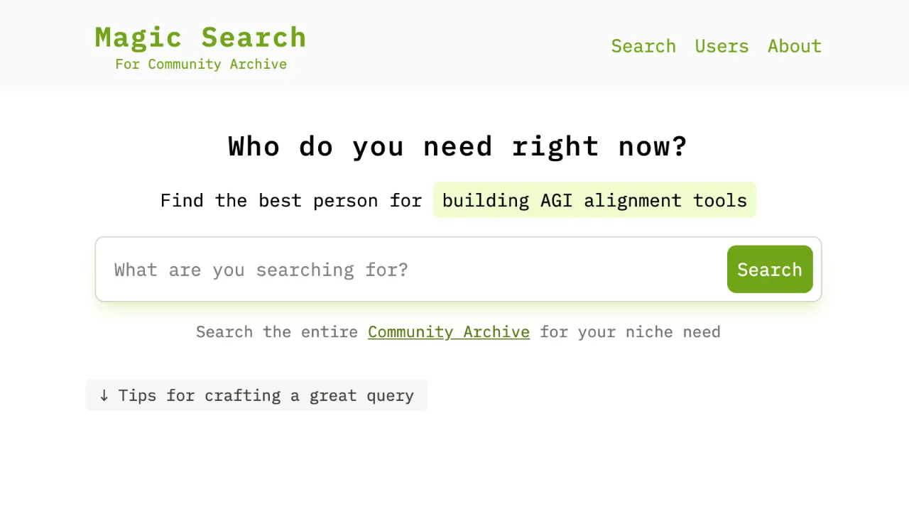 Magic Search